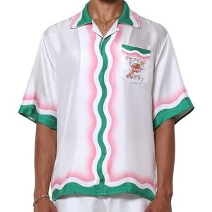 Casablanca Silk Shirt Le Jeu De Ping